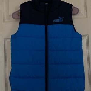 Puma Two-Tone Blue Puffer Vest
